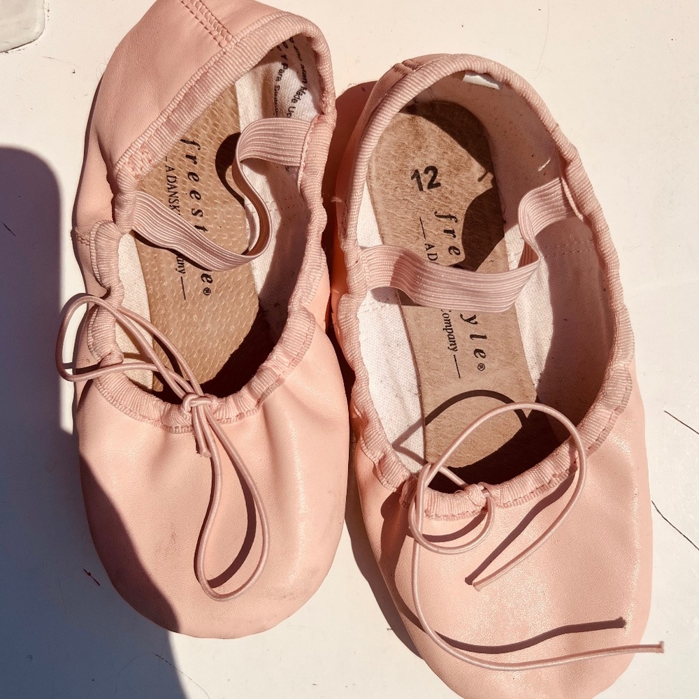 Girls ballet shoes size 12